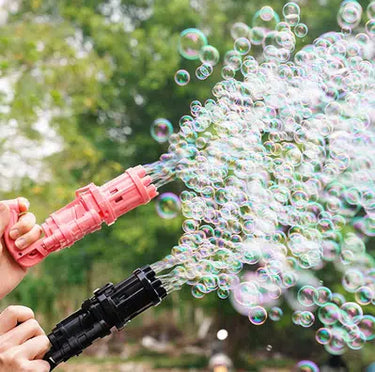 BubbleBurst | Burbujas Mágicas - Paquete de 2 NEOWOO Máquina de Burbujas Eléctrica para Niños Pequeños